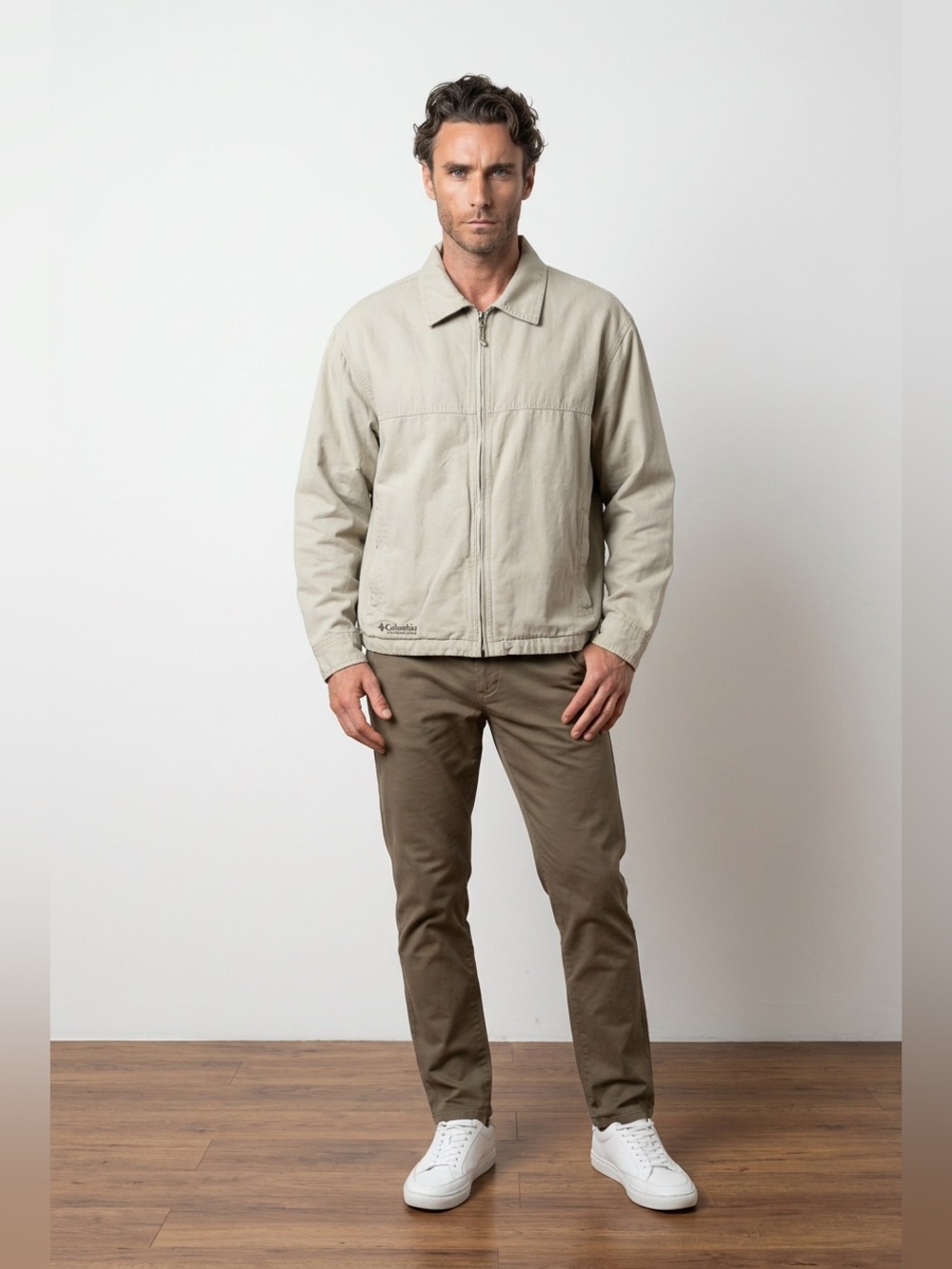 Men's Vintage Columbia Canvas Activewear Coat